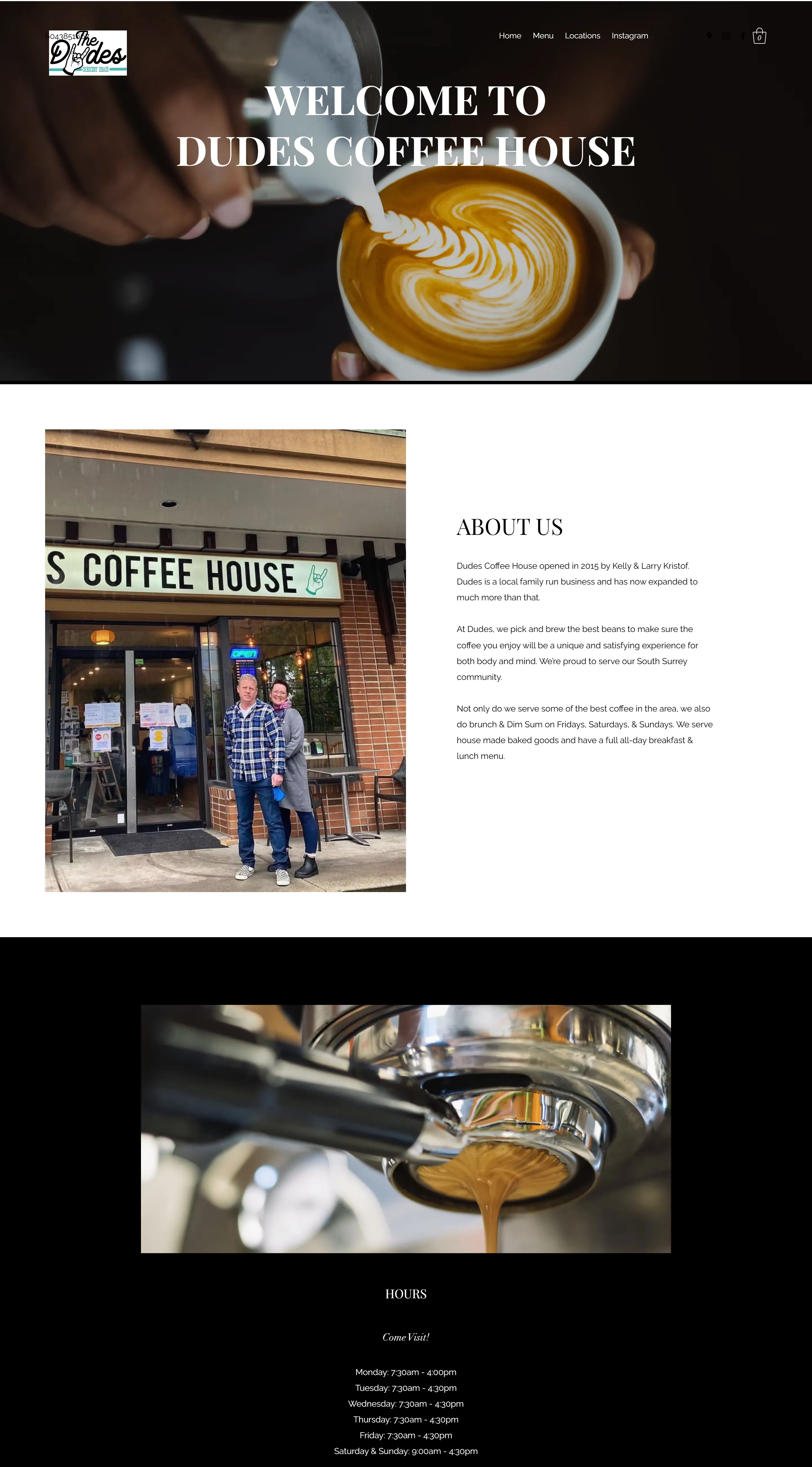 Dudes Coffee House, the old site