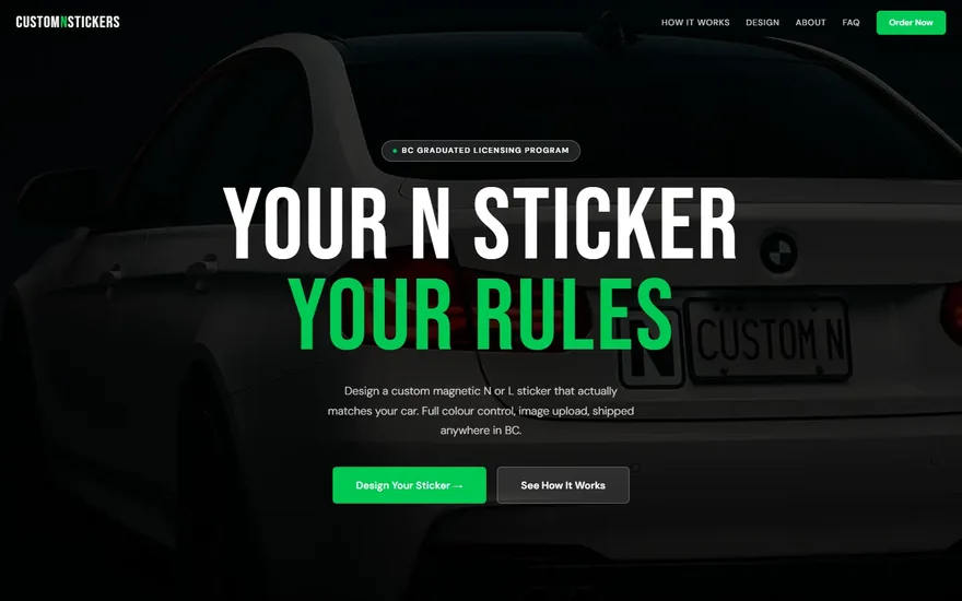 Custom N Stickers