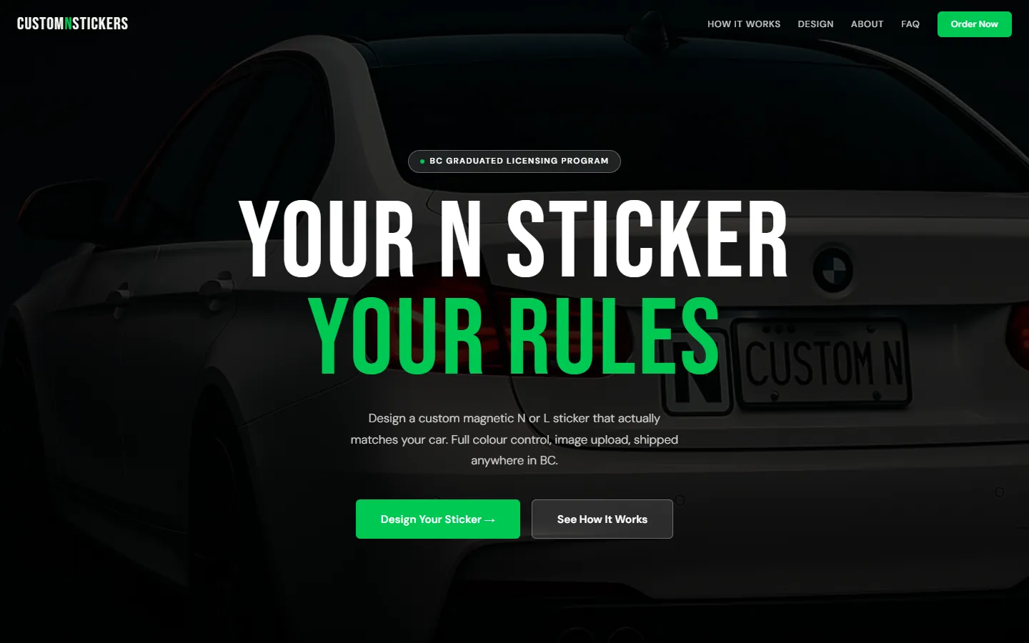 Custom N Stickers